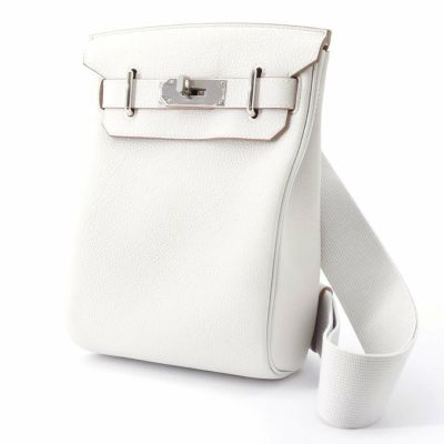 エルメス ボディバッグ ケリー アッカドPM グリペール/シルバー金具 トゴ B刻印 メンズ