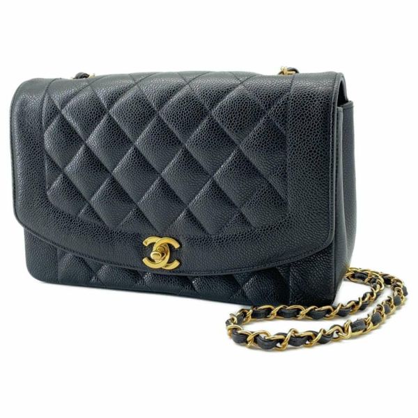 CHANEL マトラッセ 25 キャビアスキン 黒 - バッグ