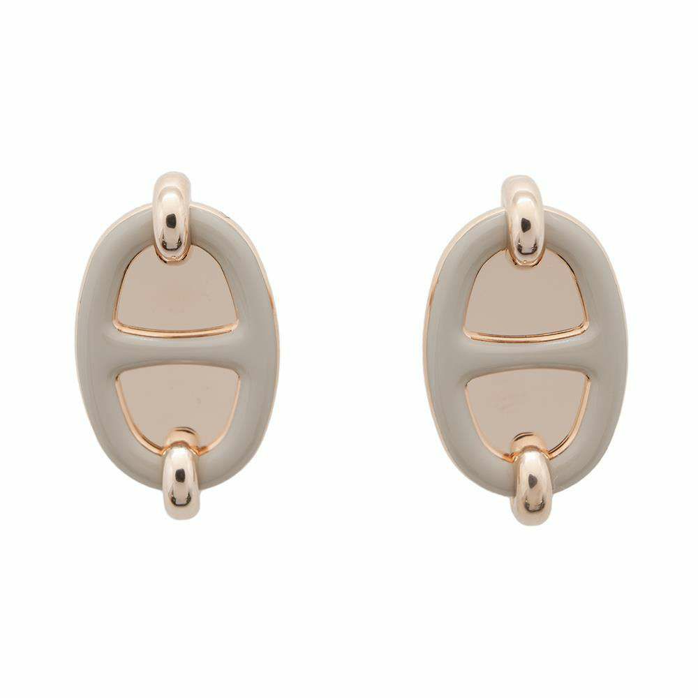 エルメス ピアス ミニ・マイヨン マロングラッセ/ピンクゴールド金具 HERMES アクセサリー