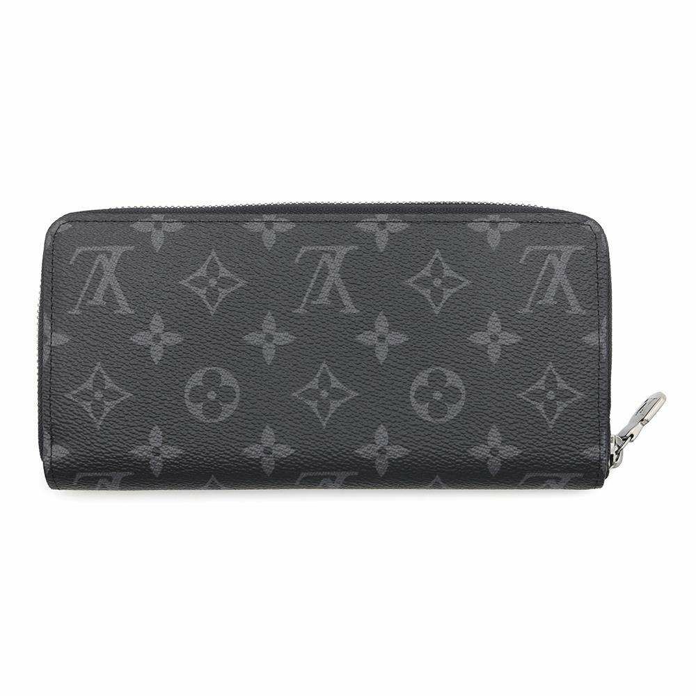 ルイヴィトン 長財布 モノグラム・エクリプス ジッピーウォレット・ホリゾンタル M11611 黒 ブラック