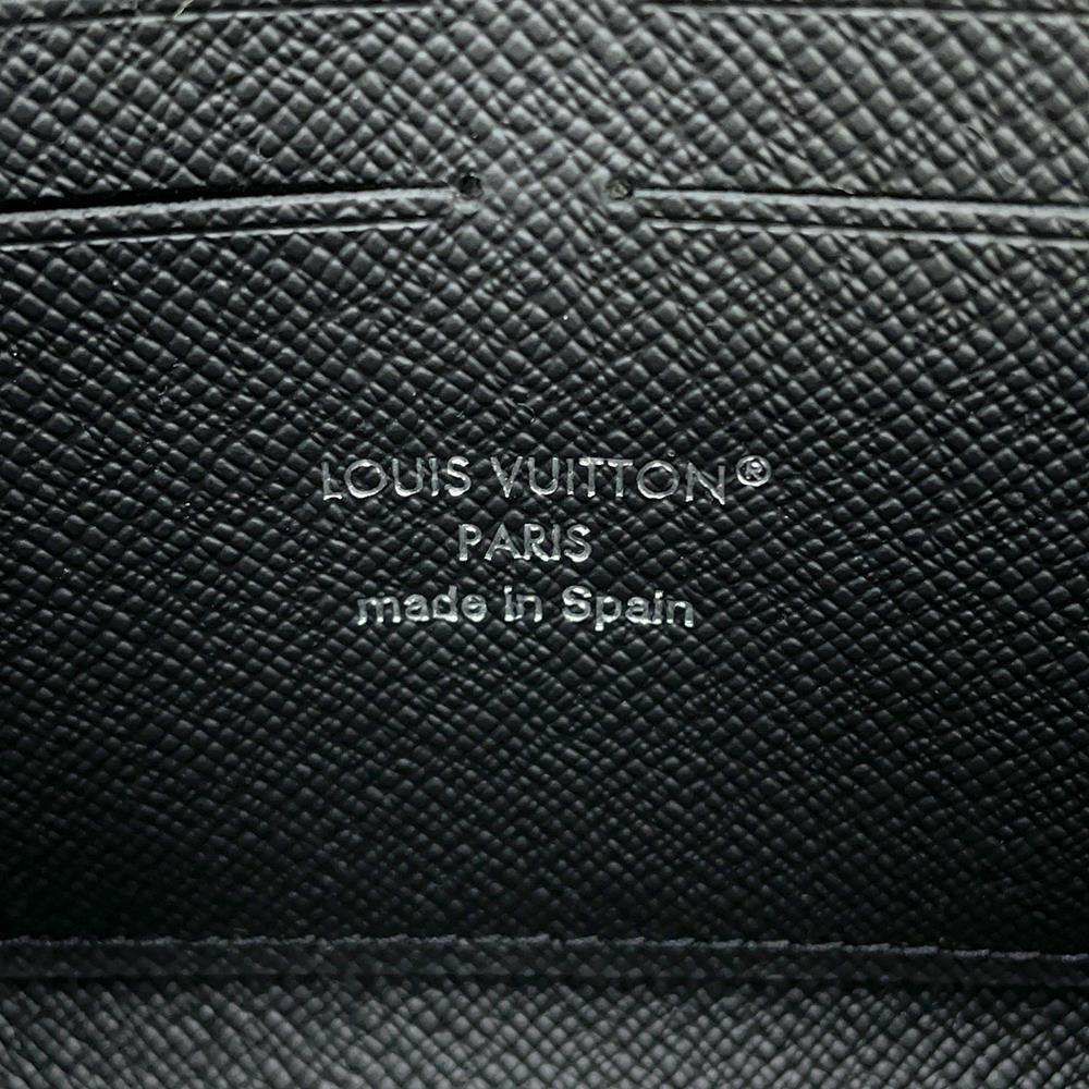 ルイヴィトン 長財布 モノグラム・エクリプス ジッピーウォレット・ホリゾンタル M11611 黒 ブラック