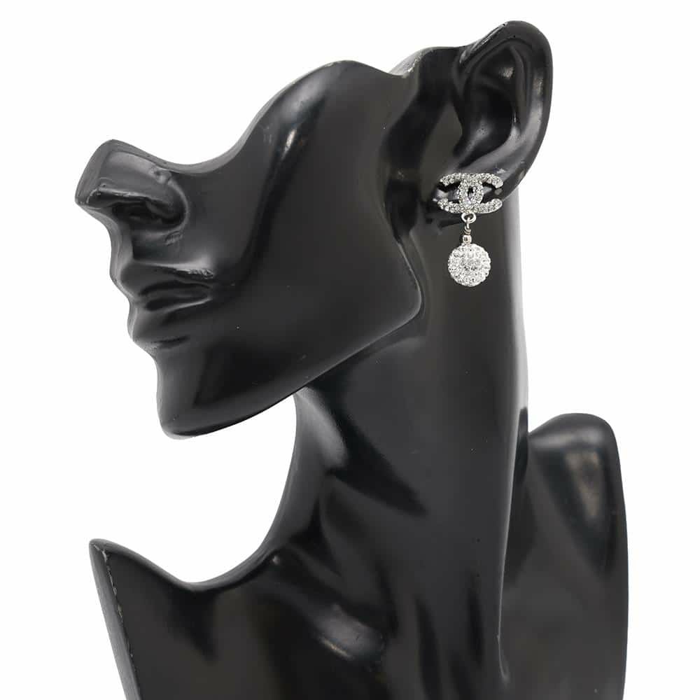 シャネル ピアス ココマーク ミラーボール ラインストーン CHANEL アクセサリー
