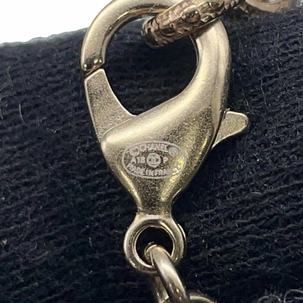 シャネル ネックレス ココマーク パール ロングネックレス ラインストーン A18 P CHANEL アクセサリー