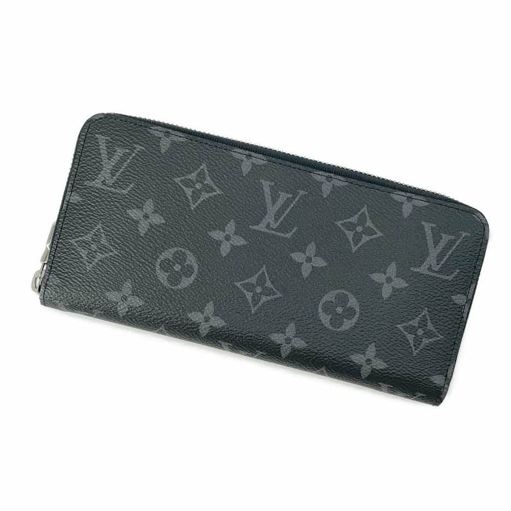 ルイヴィトン 長財布 モノグラム・エクリプス ジッピーウォレット・ホリゾンタル M11611 LOUIS VUITTON 黒 ブラック