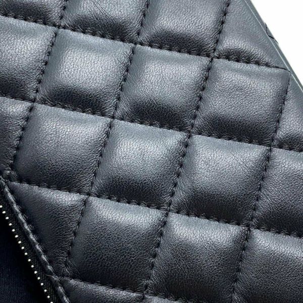 シャネル チェーンウォレット ココマーク マトラッセ ラムスキン A82527 CHANEL ポシェット 財布 黒