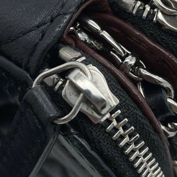 シャネル チェーンウォレット ココマーク マトラッセ ラムスキン A82527 CHANEL ポシェット 財布 黒