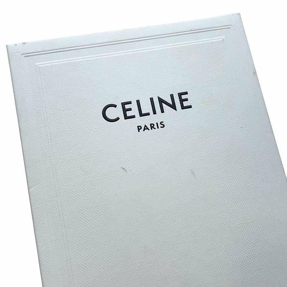 セリーヌ 三つ折り財布 トリオンフ トリフォールドウォレット スモール レザー 10D722BZ9.04LU CELINE 財布 ミニ財布