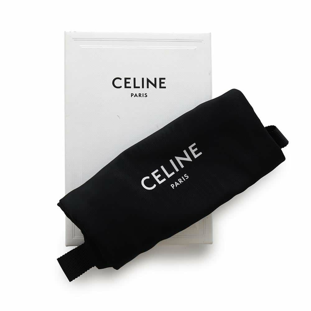 セリーヌ 三つ折り財布 トリオンフ トリフォールドウォレット スモール レザー 10D722BZ9.04LU CELINE 財布 ミニ財布