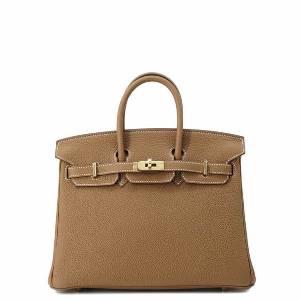 エルメス バーキン25 ゴールド/ゴールド金具 トゴ W刻印 HERMES Birkin ハンドバッグ