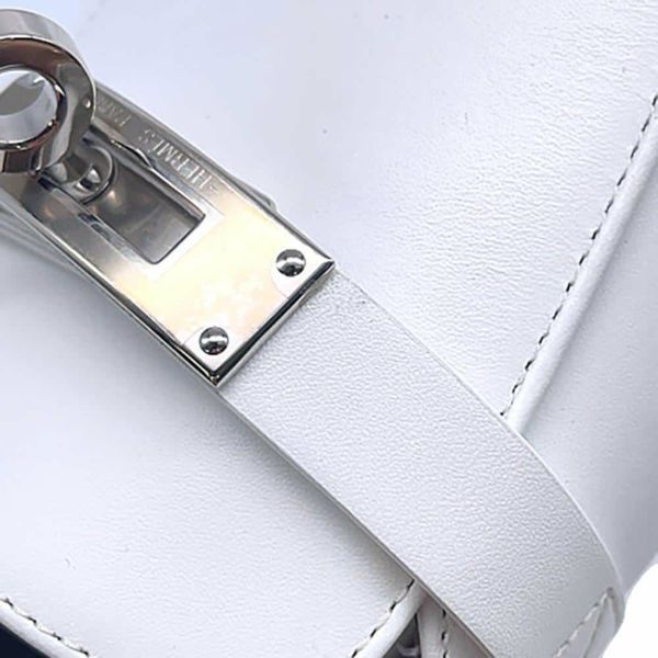 エルメス ミュール オズ OZ カーフレザー レディースサイズ38 1/2 HERMES 靴 白