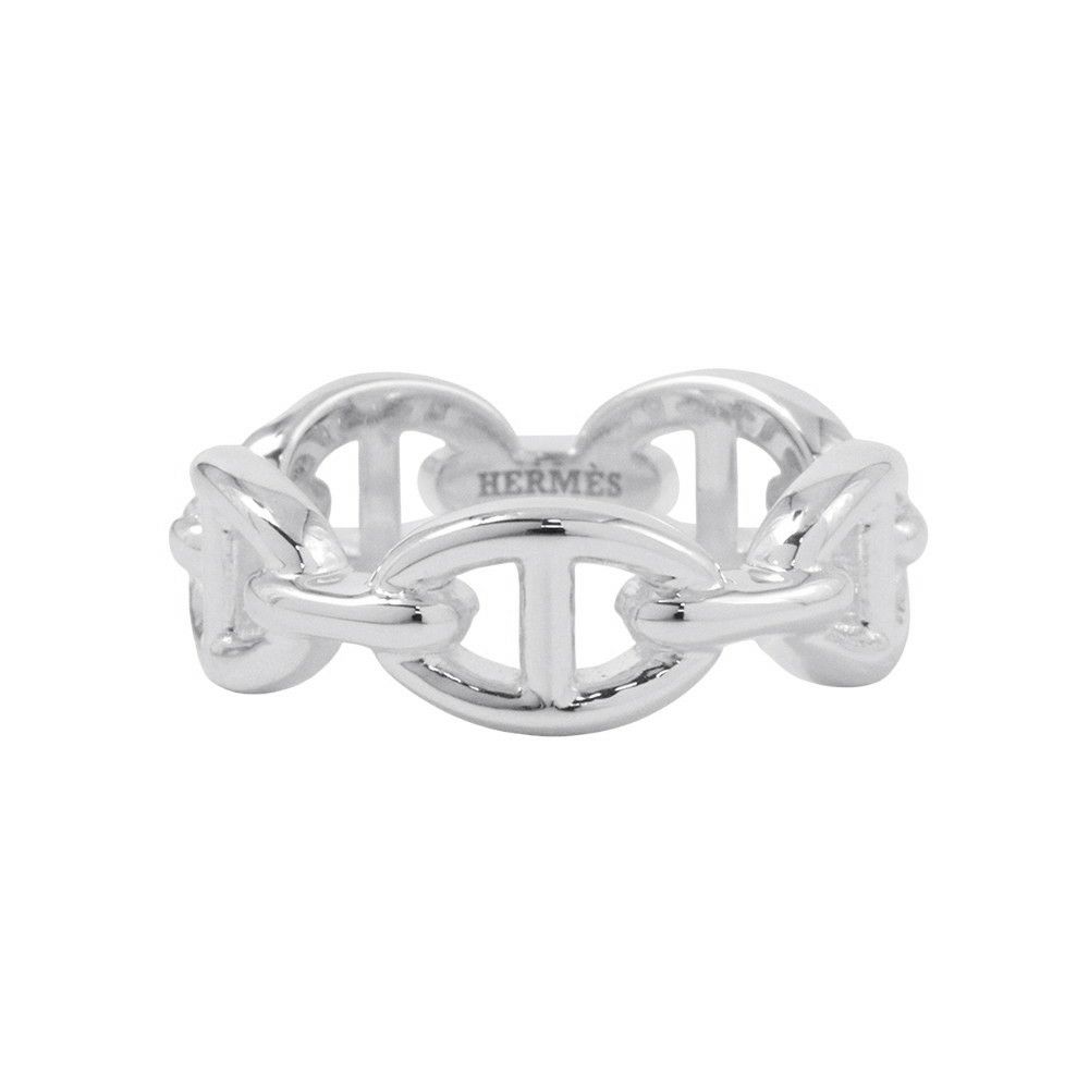 エルメス グローブ リスボン Lisbonne ブルーアガット/シルバー金具  