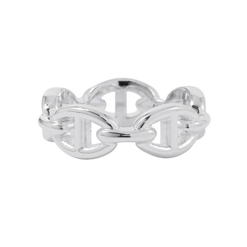 エルメス リング シェーヌダンクル アンシェネPM SV925シルバー リングサイズ54 HERMES ジュエリー