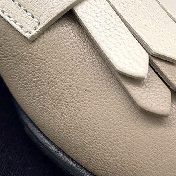 ●専用　HERMES モカシン　ロワイヤル　白　35 HERMES - 2022 エルメス モカシン エリゼ パンプス ローファー