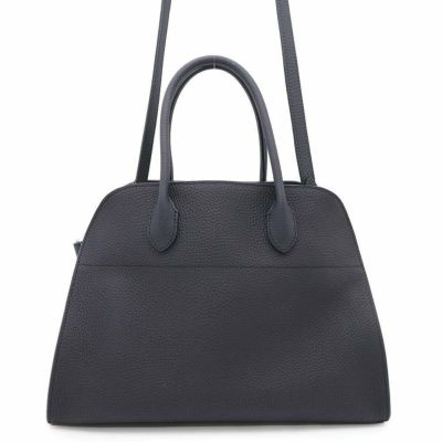 ザ ロウ ハンドバッグ ソフトマルゴー12 レザー W1586 THE ROW