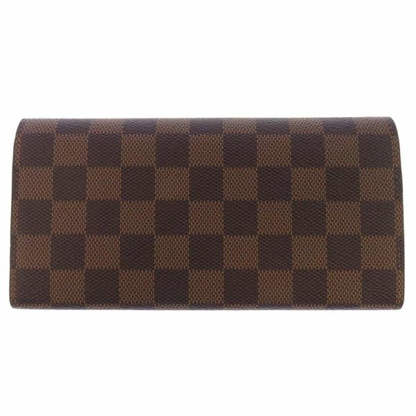 ルイヴィトン 長財布 ダミエ・エベヌ ポルトフォイユ・エミリー N60214 LOUIS VUITTON ヴィトン 財布