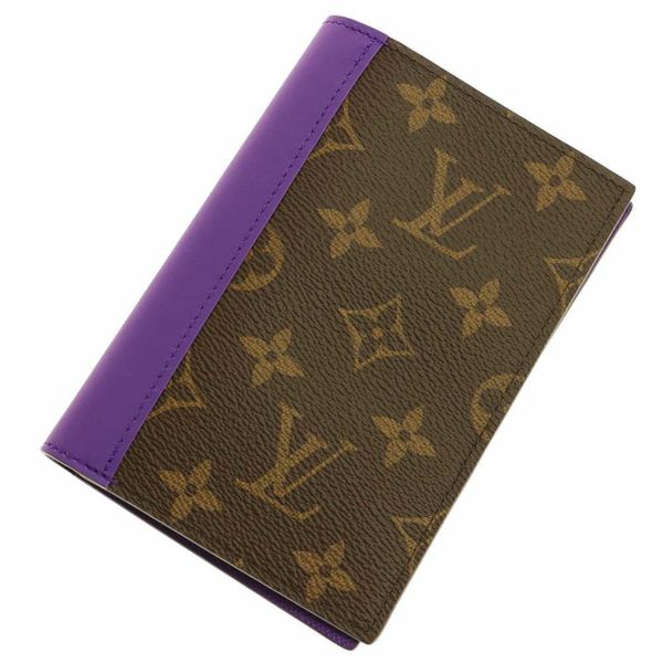 新品 ルイヴィトン パスポートケース モノグラム・マカサー パスポートカバー クーヴェルテュール・パスポール NM M28268 LOUIS  VUITTON ヴァイオレットフォンセ | 中古・新品ブランド販売ギャラリーレア公式通販