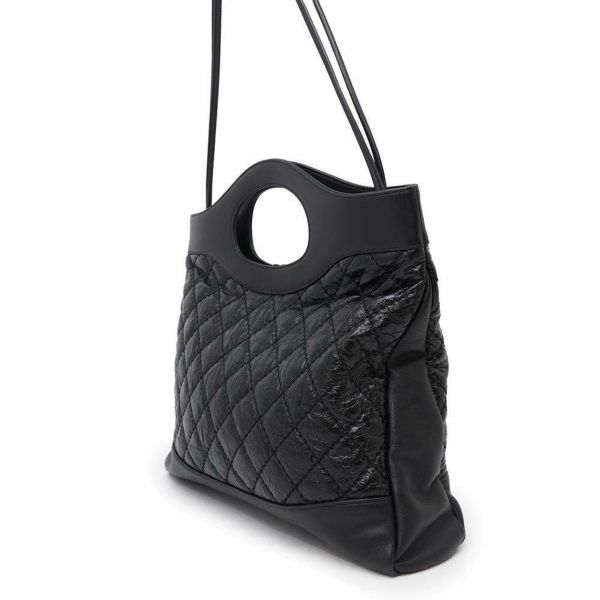 シャネル ハンドバッグ マトラッセ ココマーク 31 ラージ A57977 CHANEL 2wayショルダーバッグ  黒