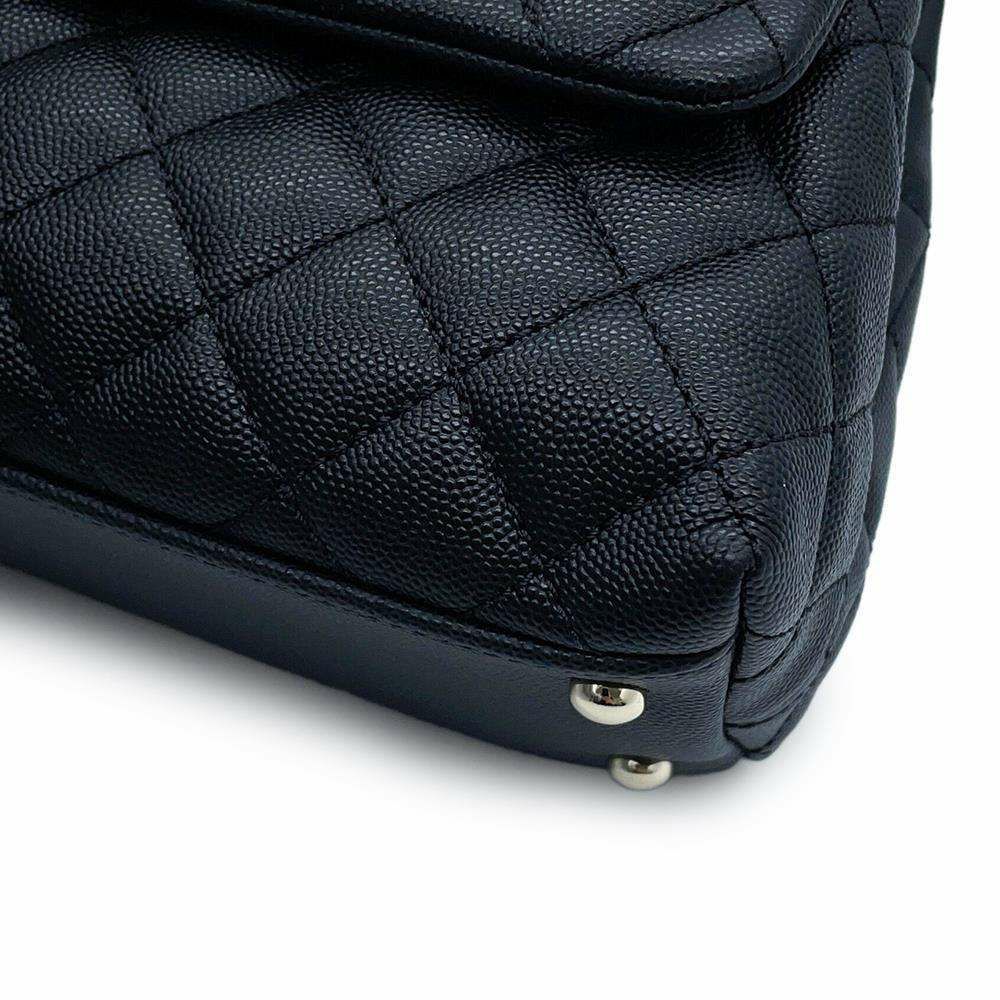 シャネル ハンドバッグ マトラッセ ココマーク ココハンドル キャビアスキン A92991 2wayショルダーバッグ 黒