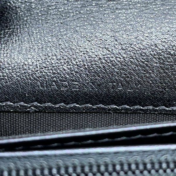 シャネル 長財布 スターエンボス ココマーク メタリック レザー A70097 CHANEL 財布 二つ折り長財布 黒