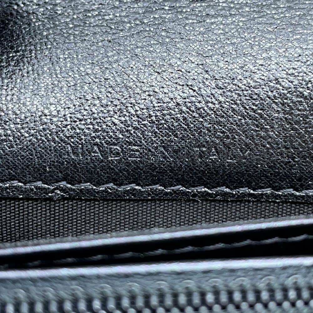 シャネル 長財布 スターエンボス ココマーク メタリック レザー A70097 CHANEL 財布 二つ折り長財布 黒