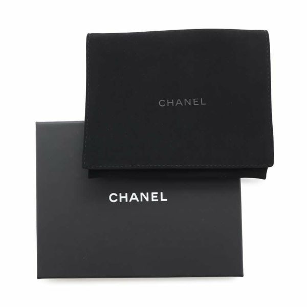 シャネル 三つ折り財布 クラシック スモール フラップ ウォレット キャビアスキン AP0231 CHANEL 黒