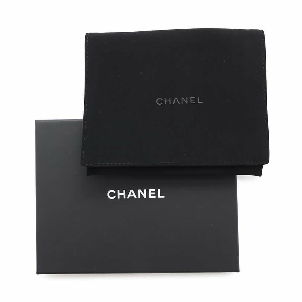 シャネル 三つ折り財布 クラシック スモール フラップ ウォレット キャビアスキン AP0231 CHANEL 黒
