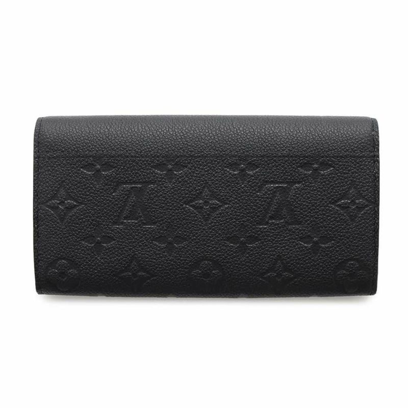 ルイヴィトン 長財布 モノグラム・アンプラント ポルトフォイユ・サラ M61182 LOUIS VUITTON ブラック 黒
