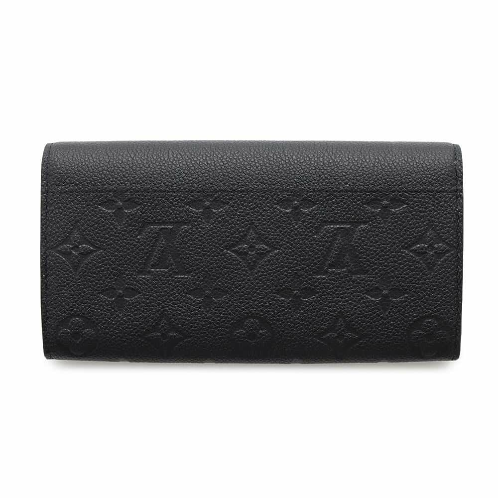 ルイヴィトン 長財布 モノグラム・アンプラント ポルトフォイユ・サラ M61182 LOUIS VUITTON ブラック 黒