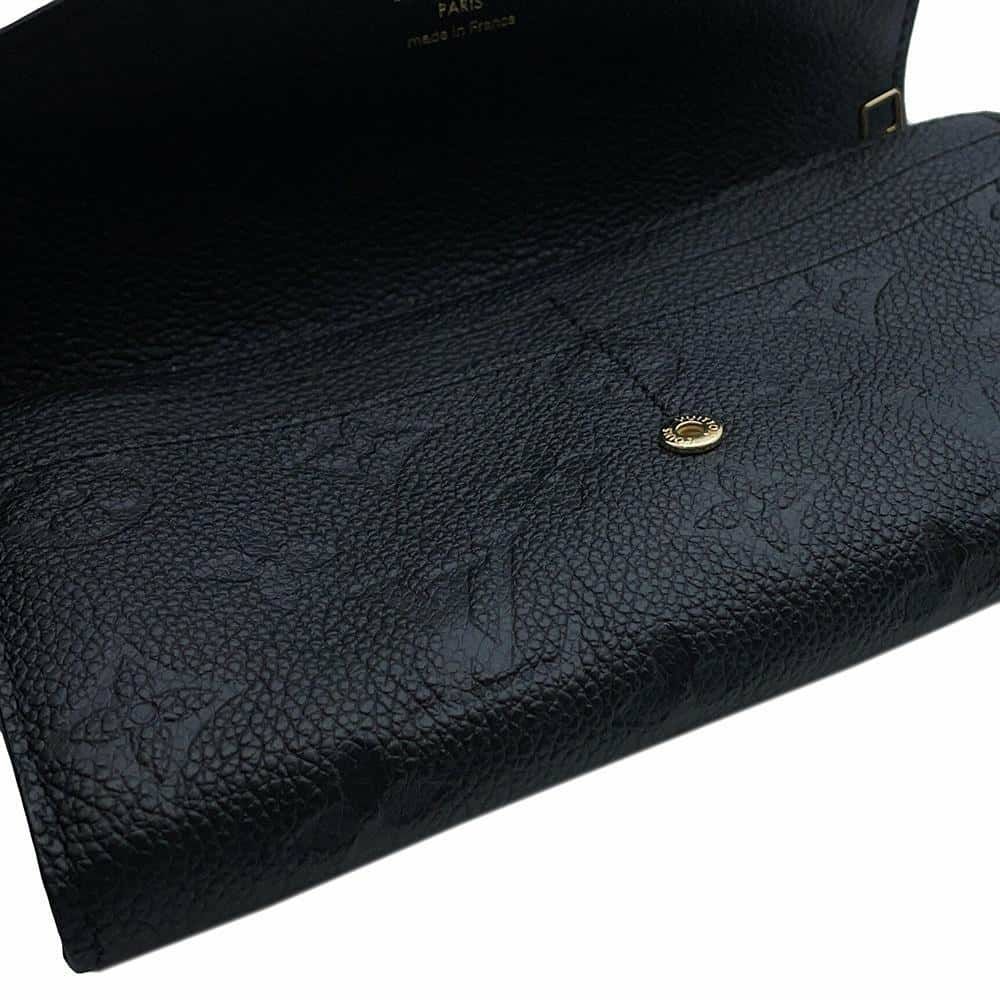 ルイヴィトン 長財布 モノグラム・アンプラント ポルトフォイユ・サラ M61182 LOUIS VUITTON ブラック 黒