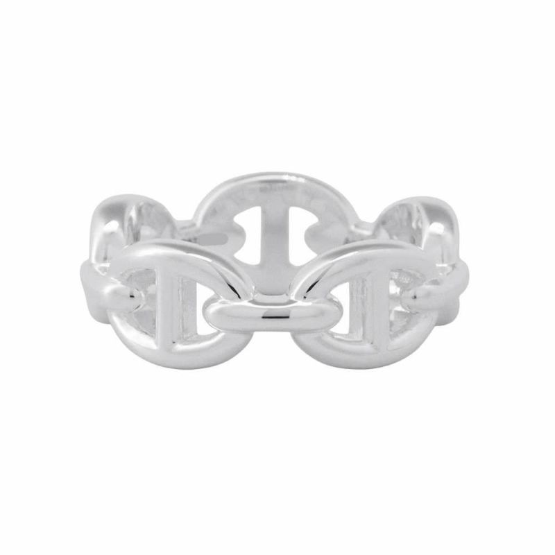 エルメス リング シェーヌダンクル アンシェネPM SV925シルバー リングサイズ51 HERMES 指輪 ジュエリー