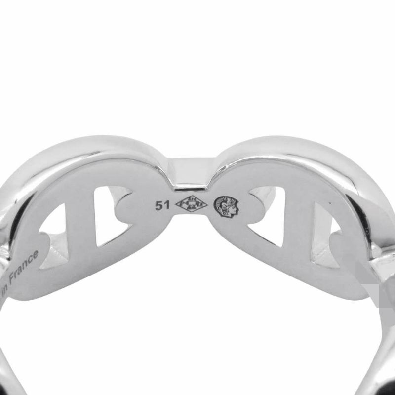 エルメス リング シェーヌダンクル アンシェネPM SV925シルバー リングサイズ51 HERMES 指輪 ジュエリー