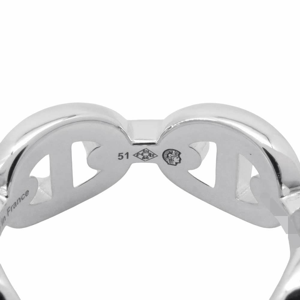 エルメス リング シェーヌダンクル アンシェネPM SV925シルバー リングサイズ51 HERMES 指輪 ジュエリー