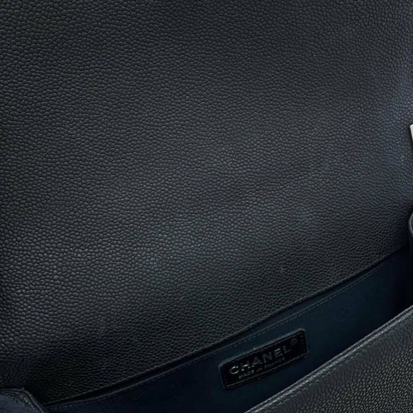 シャネル チェーンショルダーバッグ ボーイシャネル ソフトキャビアスキン A67086 CHANEL バッグ 斜めがけ BOY CHANEL 黒