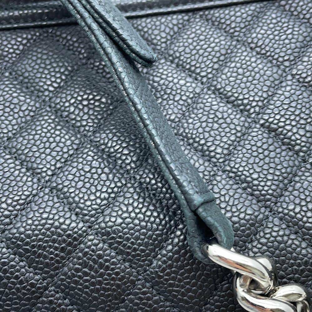 シャネル チェーンショルダーバッグ ボーイシャネル ソフトキャビアスキン A67086 CHANEL バッグ 斜めがけ BOY CHANEL 黒