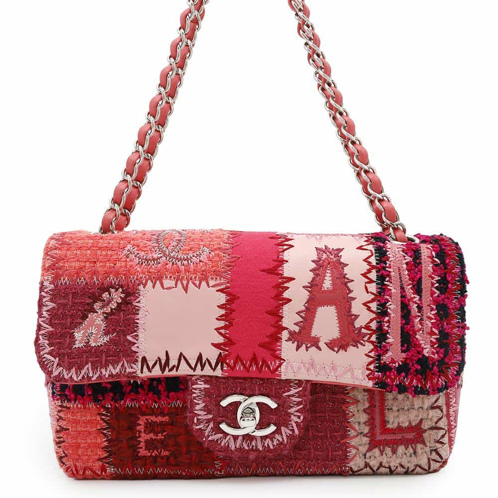 シャネル チェーンショルダーバッグ パッチワーク シングルフラップ A65468 CHANEL バッグ