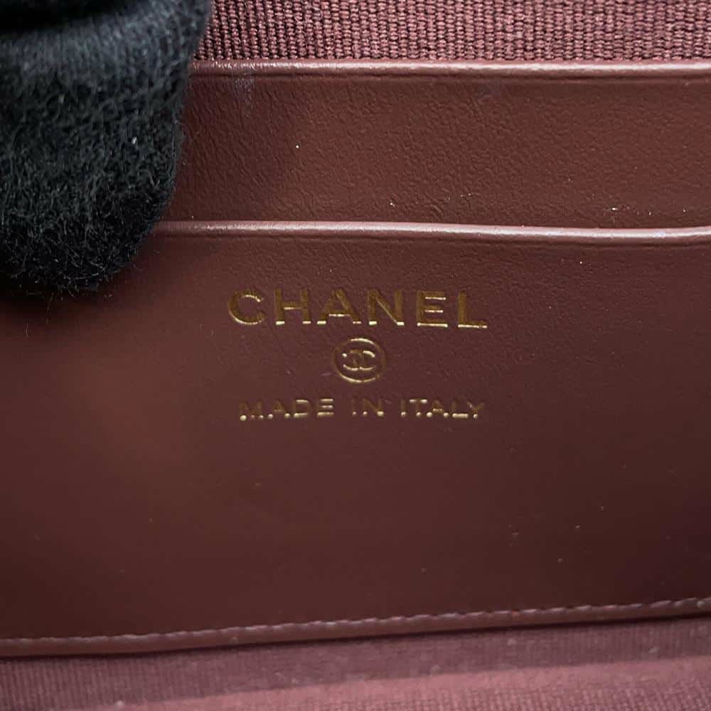 シャネル チェーンショルダーバッグ マトラッセ ココマーク キャビアスキン AP4016 CHANEL 黒