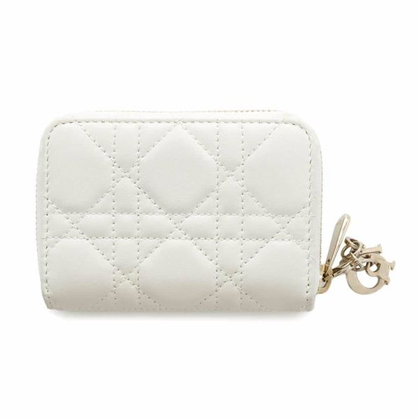 クリスチャン・ディオール コインケース レディディオール ヴォヤージュ スモール ラムスキン S0985ONMJ_M030 財布 白