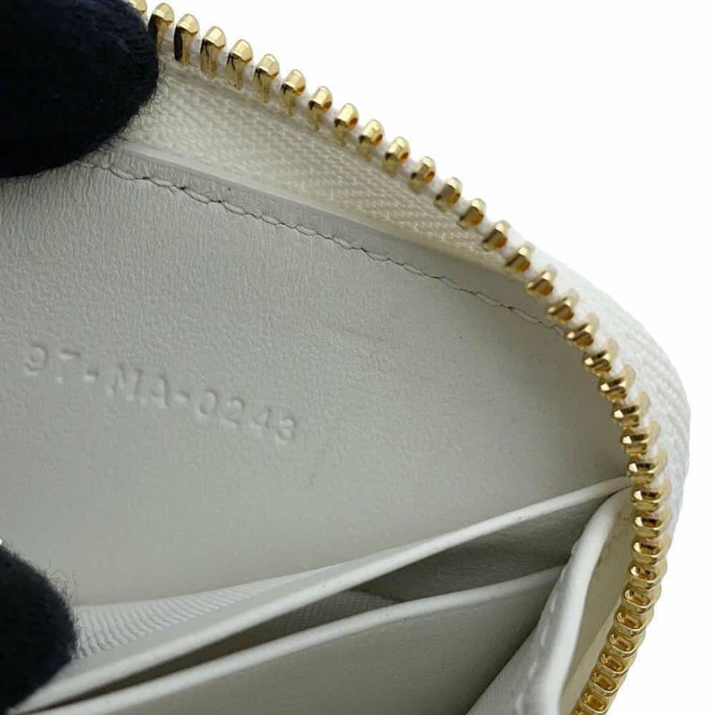 クリスチャン・ディオール コインケース レディディオール ヴォヤージュ スモール ラムスキン S0985ONMJ_M030 財布 白