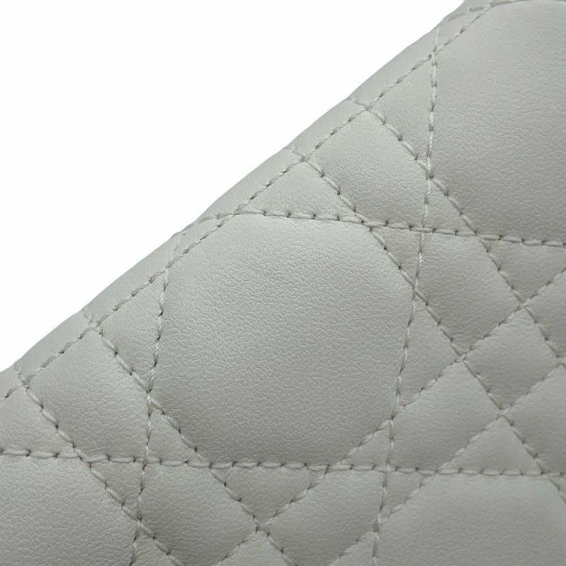 クリスチャン・ディオール コインケース レディディオール ヴォヤージュ スモール ラムスキン S0985ONMJ_M030 財布 白