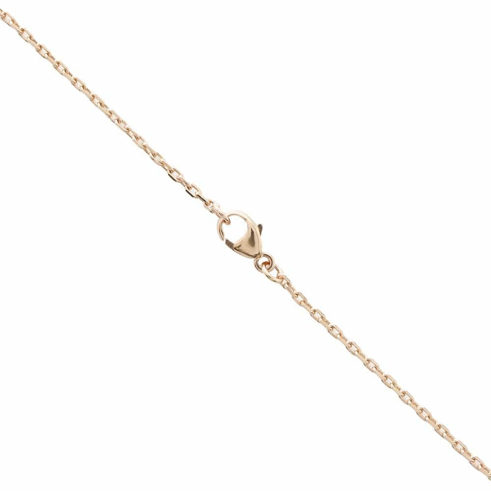 エルメス ネックレス ミニ・ポップアッシュ ホワイト/ピンクゴールド金具 HERMES アクセサリー 白