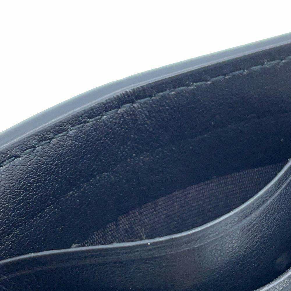 ボッテガヴェネタ カードケース マキシイントレチャート レザー 748052 BOTTEGA VENETA パスケース 黒