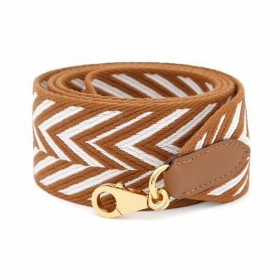 HERMES - エルメス ショルダーストラップ バンドリエール サングル カヴァル エクリュ/ベージュ/ゴールド キャンバス W刻印 エルメス ショルダーストラップ バンドリエール サングル