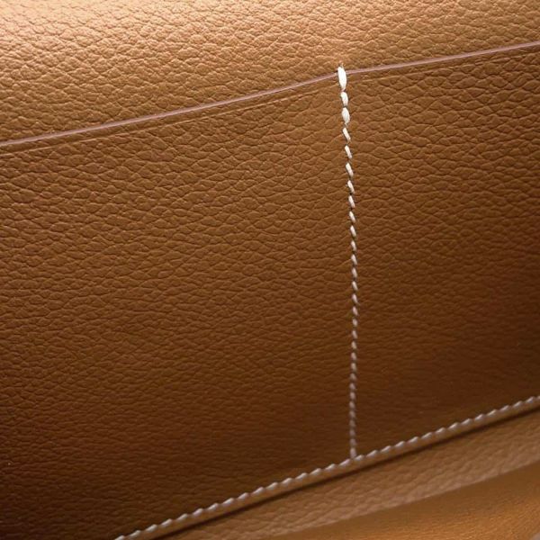 エルメス ケリーウォレット ロング トゥーゴー ゴールド/ゴールド金具 エバーカラー W刻印 HERMES 財布