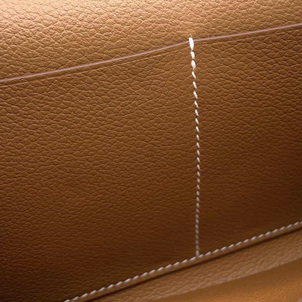 エルメス ケリーウォレット ロング トゥーゴー ゴールド/ゴールド金具 エバーカラー W刻印 HERMES 財布