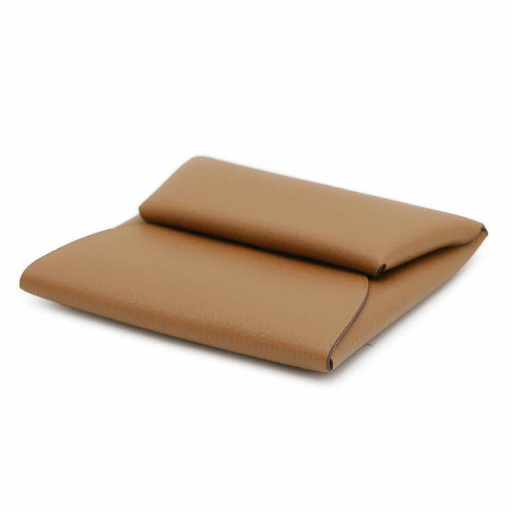 エルメス コインケース バスティア ヴェルソ ゴールド/ベージュドゥワイマール エバーカラー Y刻印 HERMES 財布