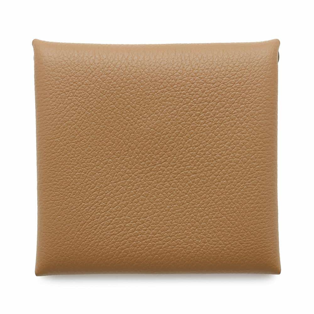エルメス コインケース バスティア ヴェルソ ゴールド/ベージュドゥワイマール エバーカラー Y刻印 HERMES 財布