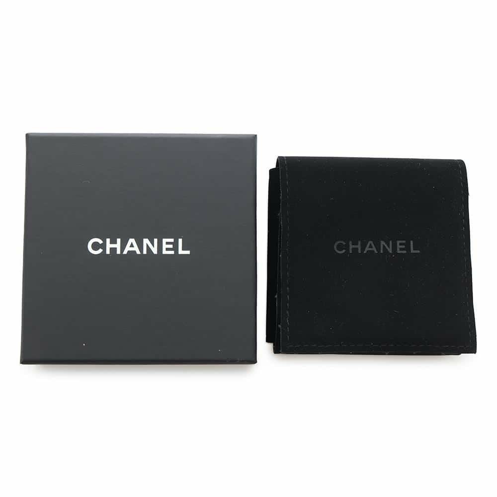 シャネル ヘアゴム ビッグパール ココマーク ヘアゴムバンド グログラン レジン フェイクパール F19V A63896 CHANEL 黒