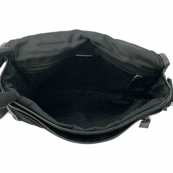 プラダ ショルダーバッグ メッセンジャーバッグ ナイロン V166 PRADA 黒