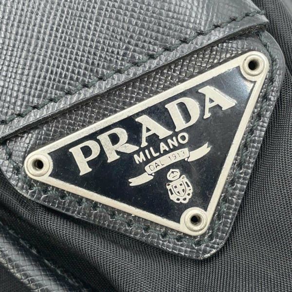 プラダ ショルダーバッグ メッセンジャーバッグ ナイロン V166 PRADA 黒