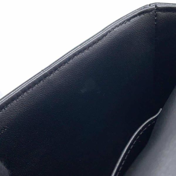 セリーヌ チェーンショルダーバッグ ロゴ レザー 11127 3EYD 38NO CELINE バッグ 黒